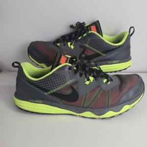 Nike Dual Fusion Trail Men's Shoes - Size 15 Gray Like Green Orange